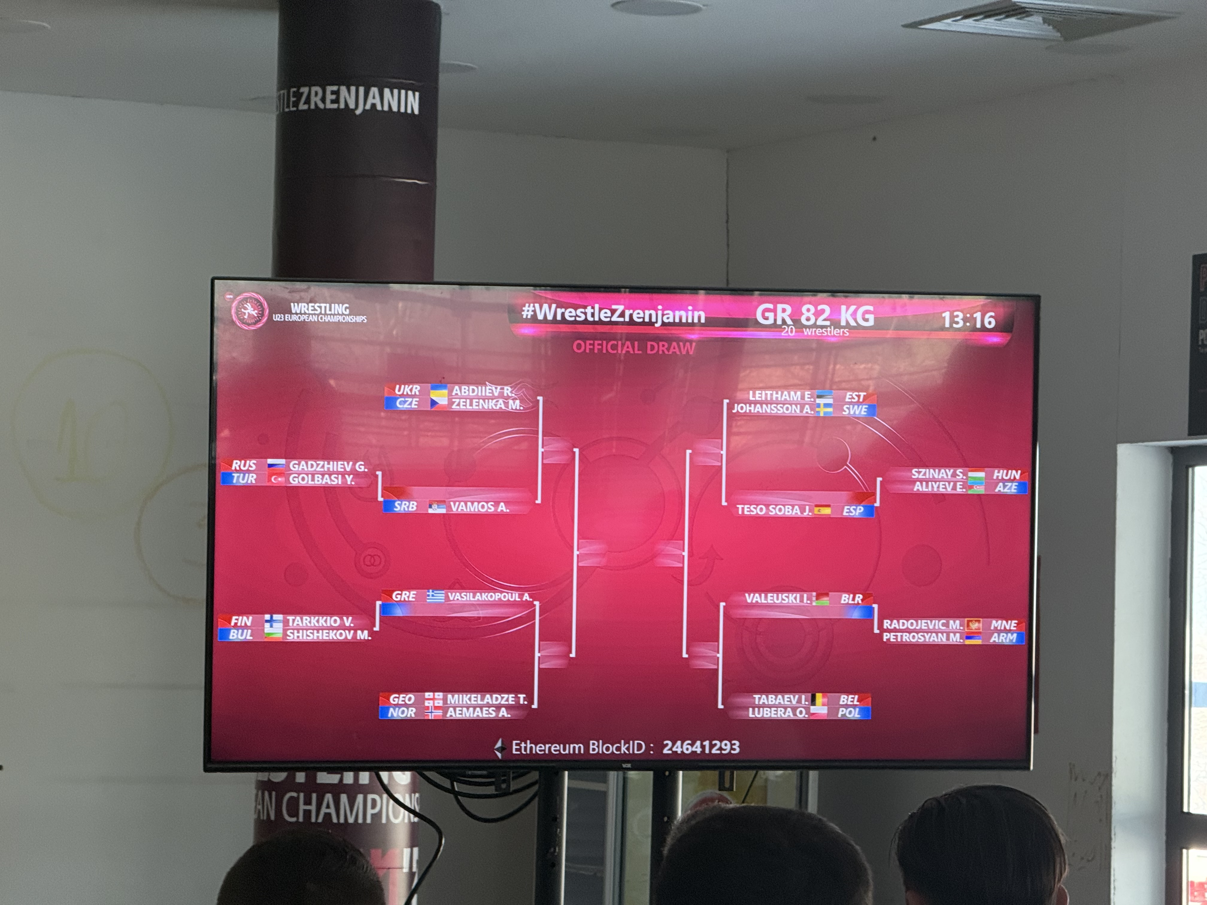 Matija Radojević nastupio na Evropskom prvenstvu U23 2